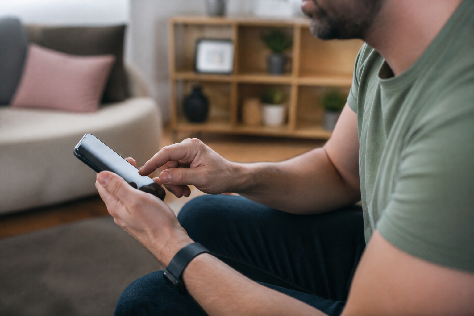 Кнопка Connect на телефоне, компьютере, планшете и телевизоре